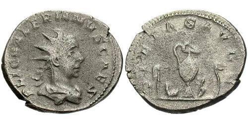 1 Antoninian Römische Kaiserzeit (27BC-395) Silber Valerianus II (?-258)