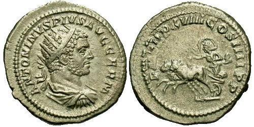 1 Antoninian Römische Kaiserzeit (27BC-395) Silber Caracalla (188-217)