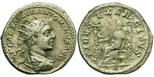 1 Antoninian Römische Kaiserzeit (27BC-395) Silber Elagabal (203-222)