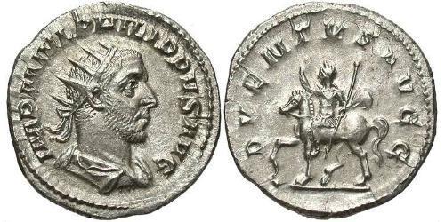 1 Antoninian Römische Kaiserzeit (27BC-395) Silber Philipp I (204-249)