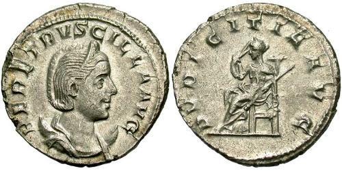 1 Antoninian Römische Kaiserzeit (27BC-395) Silber Herennia Etruscilla (249-251)