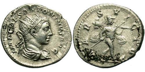 1 Antoninian Römische Kaiserzeit (27BC-395) Silber Elagabal (203-222)