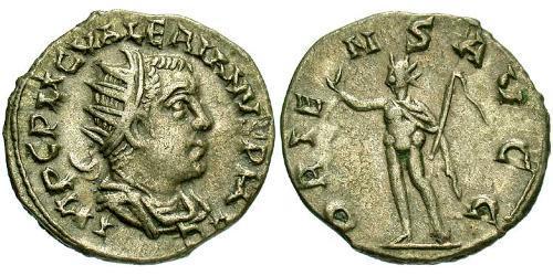 1 Antoninian Römische Kaiserzeit (27BC-395) Silber Valerian I (193-260)