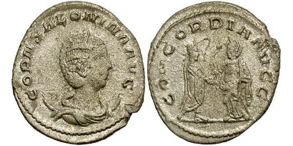 1 Antoninian Römische Kaiserzeit (27BC-395) Silber Salonina (?-268)