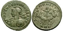 1 Antoninian Römische Kaiserzeit (27BC-395) Silber/Kupfer Probus (232-282)