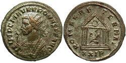 1 Antoninian Römische Kaiserzeit (27BC-395) Silber/Kupfer Probus (232-282)