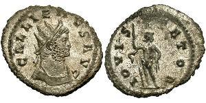 1 Antoninian Römische Kaiserzeit (27BC-395) Silber/Kupfer Gallienus (218-268)