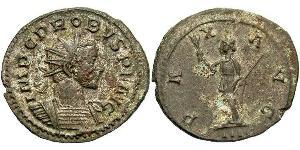 1 Antoninian Römische Kaiserzeit (27BC-395) Silber/Kupfer Probus (232-282)