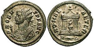 1 Antoninian Römische Kaiserzeit (27BC-395) Silber/Kupfer Probus (232-282)