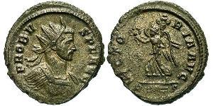 1 Antoninian Römische Kaiserzeit (27BC-395) Silber/Kupfer Probus (232-282)