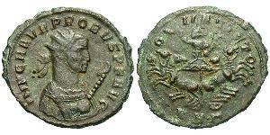 1 Antoninian Römische Kaiserzeit (27BC-395) Silber/Kupfer Probus (232-282)
