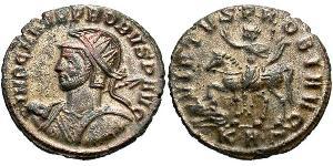 1 Antoninian Römische Kaiserzeit (27BC-395) Silber/Kupfer Probus (232-282)