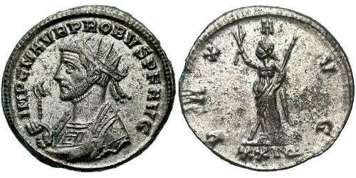 1 Antoninian Römische Kaiserzeit (27BC-395) Silber/Kupfer Probus (232-282)