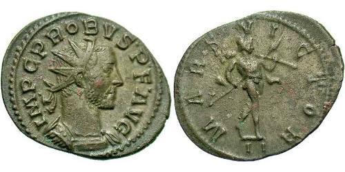 1 Antoninian Römische Kaiserzeit (27BC-395) Silber/Kupfer Probus (232-282)