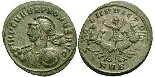 1 Antoninian Römische Kaiserzeit (27BC-395) Silber/Kupfer Probus (232-282)