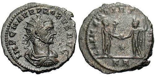 1 Antoninian Römische Kaiserzeit (27BC-395) Silber/Kupfer Probus (232-282)