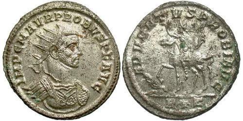 1 Antoninian Römische Kaiserzeit (27BC-395) Silber/Kupfer Probus (232-282)