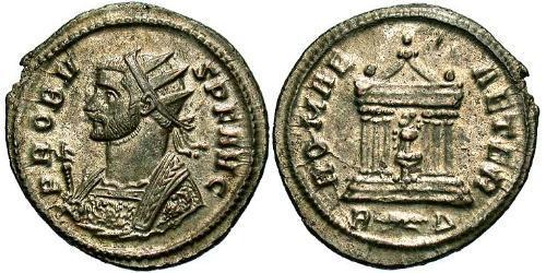 1 Antoninian Römische Kaiserzeit (27BC-395) Silber/Kupfer Probus (232-282)