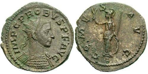 1 Antoninian Römische Kaiserzeit (27BC-395) Silber/Kupfer Probus (232-282)