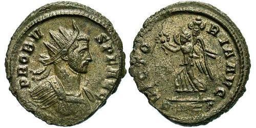 1 Antoninian Römische Kaiserzeit (27BC-395) Silber/Kupfer Probus (232-282)