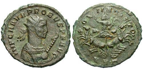 1 Antoninian Römische Kaiserzeit (27BC-395) Silber/Kupfer Probus (232-282)