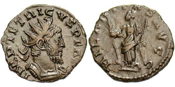 1 Antoninian Imperium Galliarum (260-274)  Tetricus I (?-273)