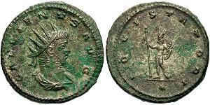 1 Antoninian Römische Kaiserzeit (27BC-395)  Gallienus (218-268)