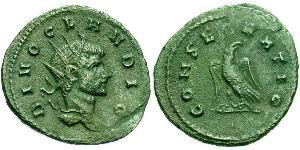 1 Antoninian Römische Kaiserzeit (27BC-395)  Claudius II Gothicus (213-270)