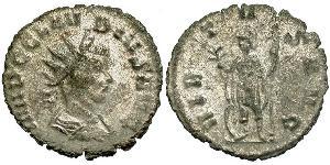 1 Antoninian Römische Kaiserzeit (27BC-395)  Claudius II Gothicus (213-270)
