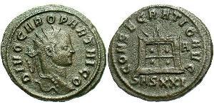 1 Antoninian Römische Kaiserzeit (27BC-395)  Carus (230-283)