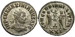 1 Antoninian Römische Kaiserzeit (27BC-395)  Maximianus (250-310)