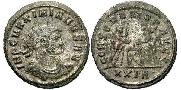 1 Antoninian Römische Kaiserzeit (27BC-395)  Maximianus (250-310)