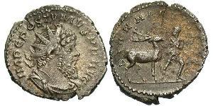 1 Antoniniano Impero delle Gallie (260-274) Argento Postumo (260-268)