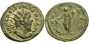 1 Antoniniano Impero delle Gallie (260-274) Argento Postumo (260-268)