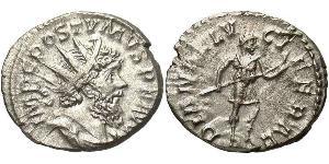1 Antoniniano Impero delle Gallie (260-274) Argento Postumo (260-268)