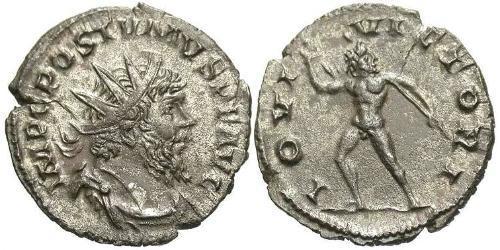 1 Antoniniano Impero delle Gallie (260-274) Argento Postumo (260-268)