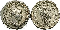 1 Antoniniano Impero romano (27BC-395) Argento Treboniano Gallo (206-253)