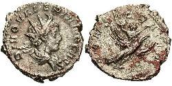 1 Antoniniano Impero romano (27BC-395) Argento Valeriano II (?-258)