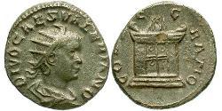 1 Antoniniano Impero romano (27BC-395) Argento Valeriano II (?-258)