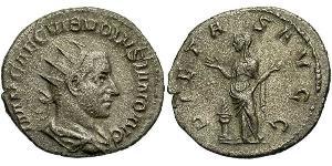 1 Antoniniano Impero romano (27BC-395) Argento Volusiano (235-253)