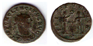 1 Antoniniano Impero romano (27BC-395) Argento Tacito (200-276)