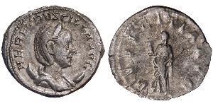 1 Antoniniano Impero romano (27BC-395) Argento Herennia Etruscilla (249-251)