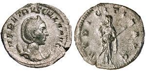 1 Antoniniano Impero romano (27BC-395) Argento Herennia Etruscilla (249-251)