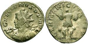 1 Antoniniano Impero romano (27BC-395) Argento Gallieno (218-268)
