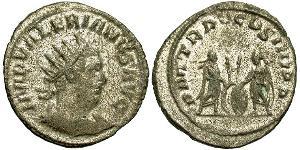 1 Antoniniano Impero romano (27BC-395) Argento Gallieno (218-268)