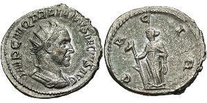 1 Antoniniano Impero romano (27BC-395) Argento Traiano Decio (201-251)