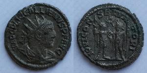 1 Antoniniano Impero romano (27BC-395) Argento Gallieno (218-268)