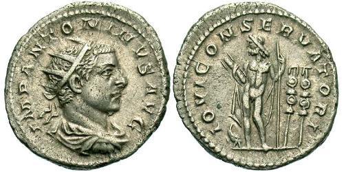 1 Antoniniano Impero romano (27BC-395) Argento Eliogabalo (203-222)