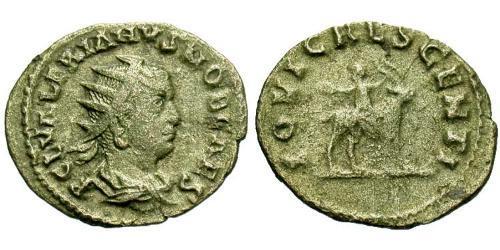 1 Antoniniano Impero romano (27BC-395) Argento Valeriano II (?-258)