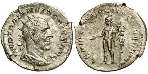 1 Antoniniano Impero romano (27BC-395) Argento Traiano Decio (201-251)